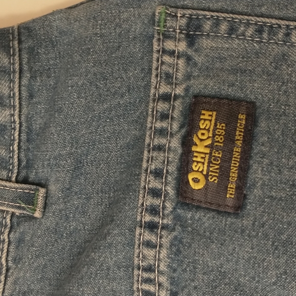 Vintage Osh Kosh B Gosh Carpenter Denim Blue Jeans Women's 29/32 w Measurements - Picture 5 of 15